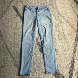 Levi's 721 High Rise Skinny Light Wash Jeans Womens Size 28